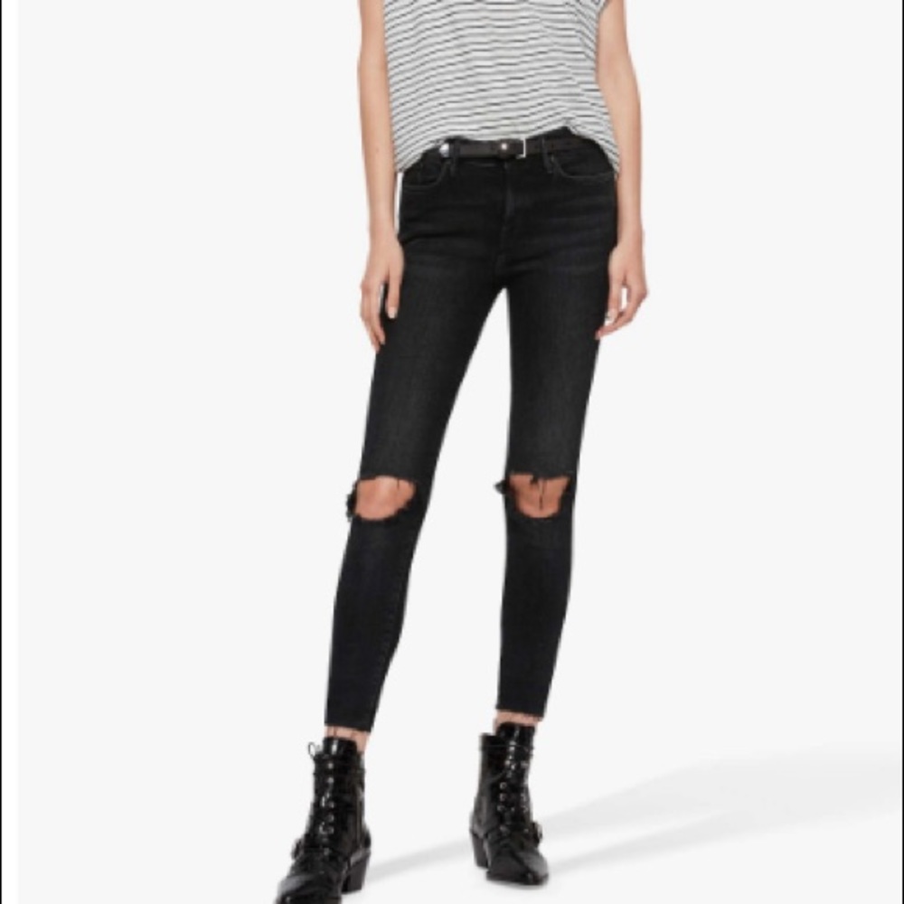 All Saints black denim jeans